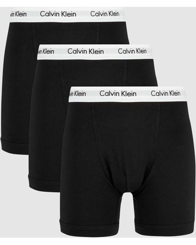 Calvin Klein Classic Fit Retro Pants im 3er-Pack - langes Bein - Schwarz