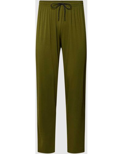 Mey Pyjama-Hose mit Gesäßtasche Modell 'JEFFERSON' - Grün