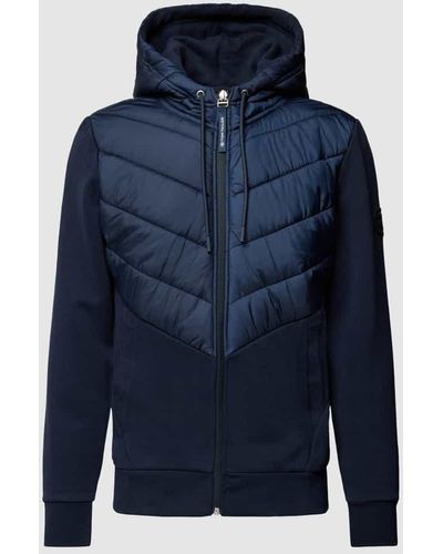 Tom Tailor Sweatjacke mit Kapuze - Blau