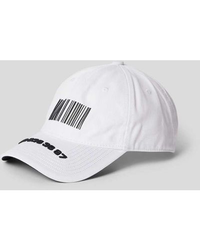 VTMNTS Basecap mit Label-Stitching - Weiß