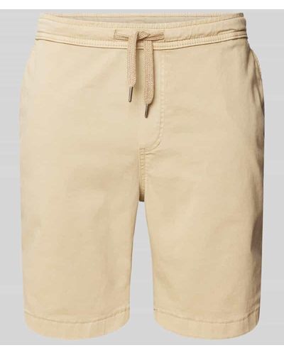 Urban Classics Regular Fit Shorts mit elastischem Bund - Natur