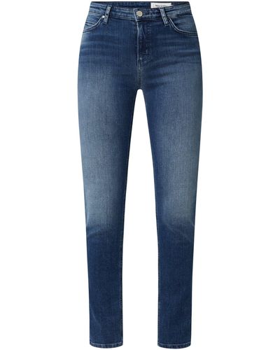 Marc O' Polo Slim Fit Jeans Met Stretch - Blauw