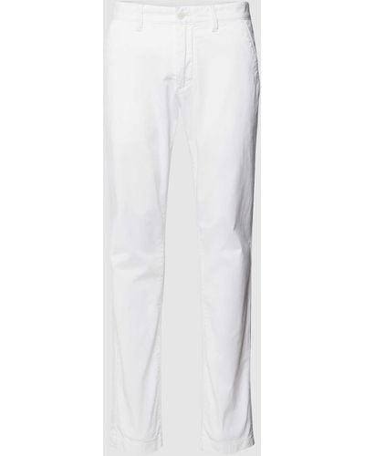 Marc O' Polo Shaped Fit Hose mit elastischem Bund - Weiß