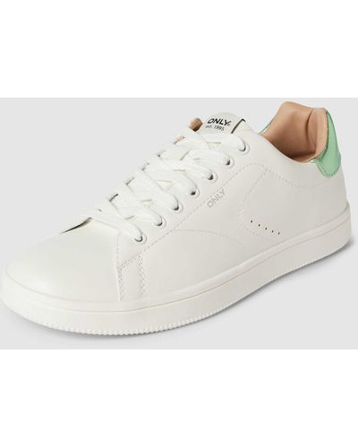 ONLY Sneaker mit Kontrastbesatz Modell 'SHILO' - Weiß