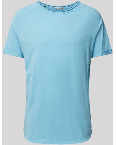 Redefined Rebel T-Shirt mit Rundhalsausschnitt Modell 'KAS' - Blau