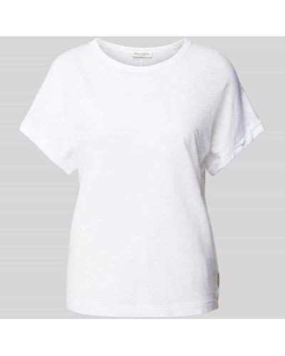 Marc O' Polo T-Shirt mit Label-Detail - Weiß