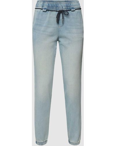 Tom Tailor Jeans Met Riem - Blauw