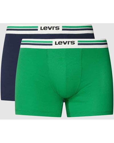 Levi's Trunks mit elastischem Logo-Bund - Grün