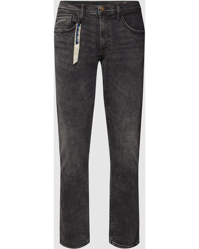 Blend Regular Fit Jeans mit Label-Patch Modell 'Blizzard' - Grau