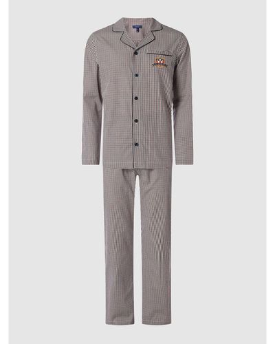 GANT Pyjama aus Baumwolle - Grau