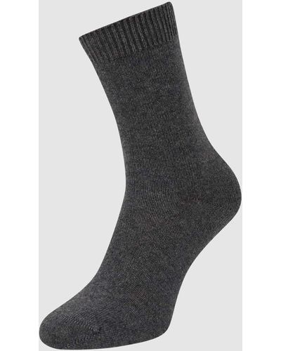 FALKE Socken mit Kaschmir-Anteil Modell Cosy Wool - Grau