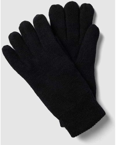 Barbour Handschuhe mit verstellbarem Riegel Modell 'Carlton' - Schwarz