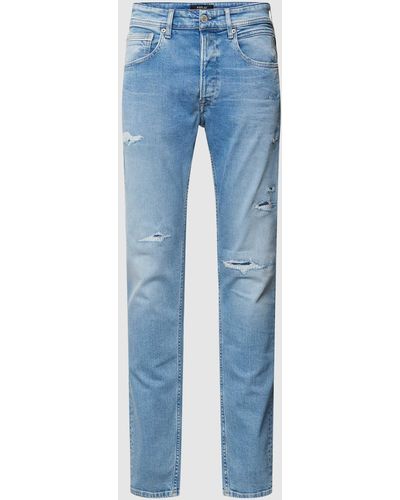Replay Straight Fit Jeans - Blauw