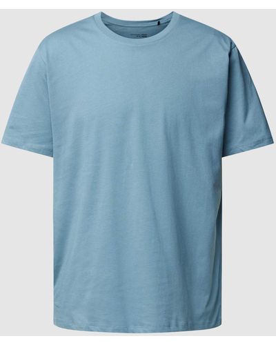 Schiesser T-shirt Met Ronde Hals - Blauw