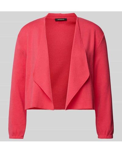 MORE&MORE Cardigan mit offener Vorderseite - Rot