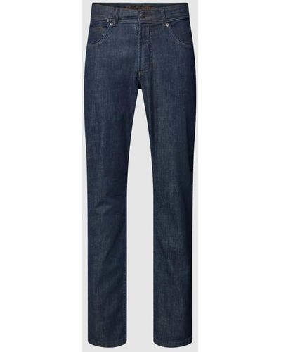Christian Berg Men Regular Fit Jeans im 5-Pocket-Design - Blau