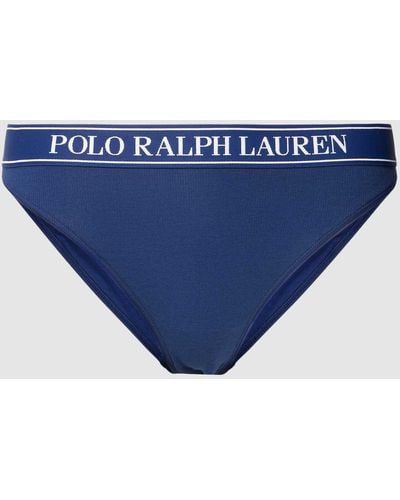 Polo Ralph Lauren Slip Met Elastische Band - Blauw