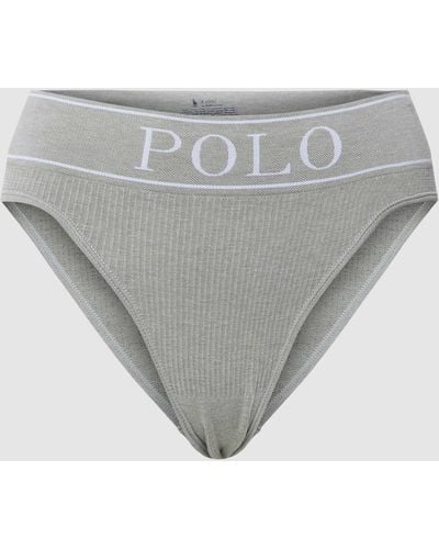 Polo Ralph Lauren Slip mit Feinripp Modell 'Modern' - Grau