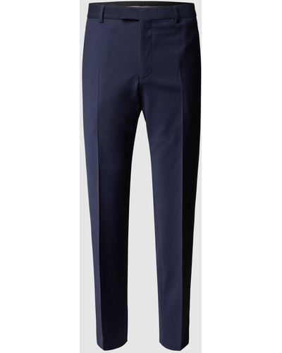 Strellson Slim Fit Anzughose mit Stretch-Anteil 'Flex Cross' - Blau