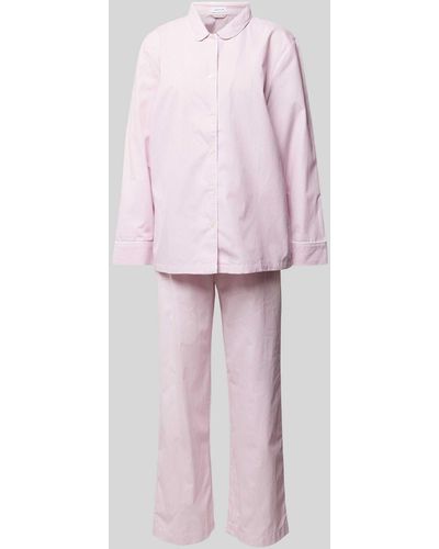 Seidensticker Pyjama Met Knoopsluiting - Roze