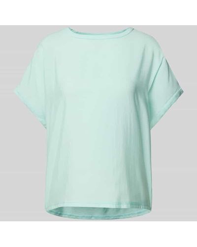 B.Young T-Shirt mit Kappärmeln Modell 'Silti' - Grün