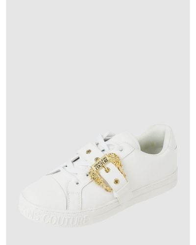 Versace Sneaker aus Leder - Weiß