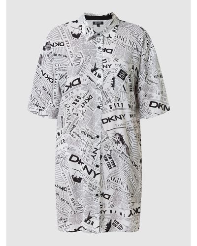 DKNY Nachthemd aus Viskose - Grau