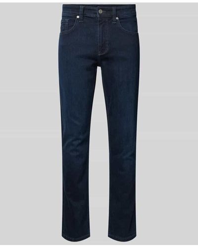 S.oliver Slim Fit Jeans im 5-Pocket-Design Modell 'NELIO' - Blau
