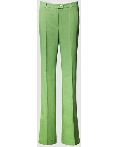 BOSS Anzughose mit Knopf- und Reißverschluss Modell 'Terela' - Grün
