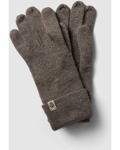 Roeckl Sports Handschuhe mit Label-Detail - Grau
