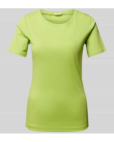 S.oliver T-Shirt mit Rundhalsausschnitt Modell 'Basic' - Grün