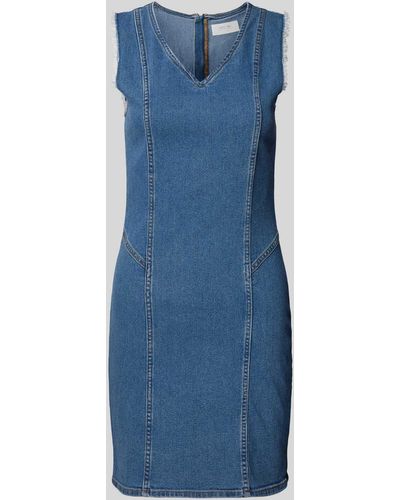 Noisy May Jeansjurk Met Viscose - Blauw