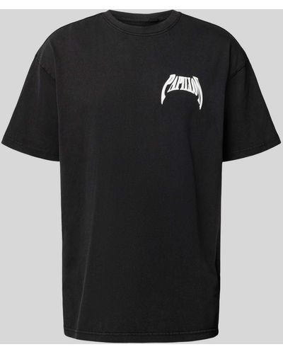 Mister Tee T-shirt Met Statementprint - Zwart