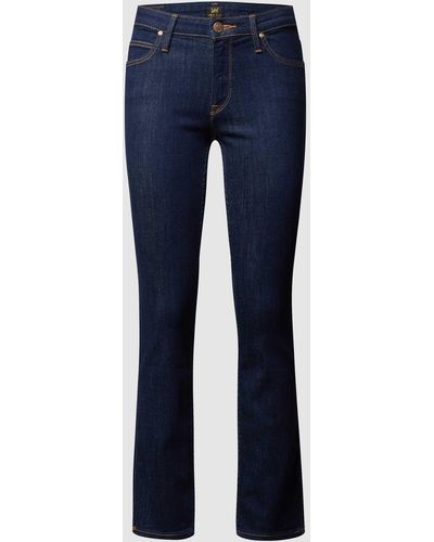 Lee Jeans Slim Fit Jeans mit Stretch-Anteil Modell 'Elly' - Blau