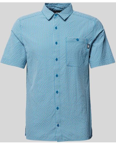 The North Face Regular Fit Vrijetijdsoverhemd Met 1/2-mouwen - Blauw
