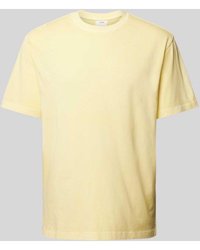 Mango T-Shirt mit Rundhalsausschnitt Modell 'SUGAR' - Gelb