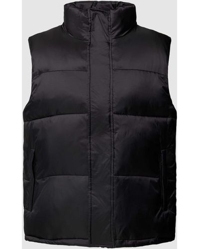 Redefined Rebel Bodywarmer Met Opstaande Kraag - Zwart