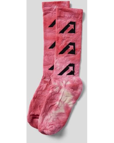 Autry Socken mit Label-Print - Pink