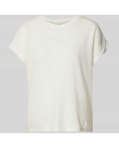 Milano Italy T-Shirt mit Kappärmeln - Weiß