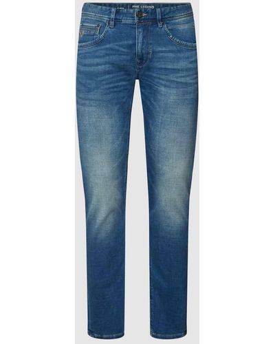 PME LEGEND Jeans mit Label-Stitching Modell 'Tailwheel JEA' - Blau