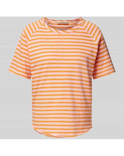 Smith & Soul T-Shirt mit Rundhalsausschnitt - Orange