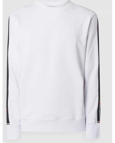 carlo colucci Sweatshirt aus Baumwolle - Weiß