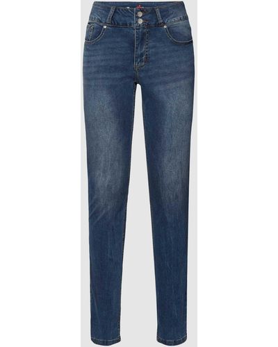 Buena Vista Jeans Met 5-pocketmodel - Blauw