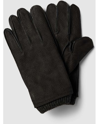 Polo Ralph Lauren Handschuhe aus Leder - Schwarz