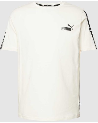 PUMA T-shirt Met Logoprint - Naturel