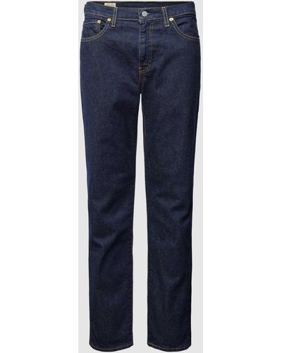 Levi's Tapered Fit Jeans Met Stretch - Blauw