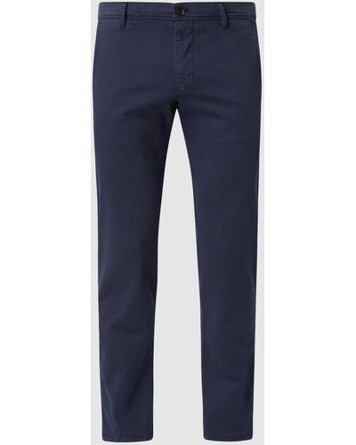 JOOP! Jeans Modern Fit Chino Met Stretch - Blauw