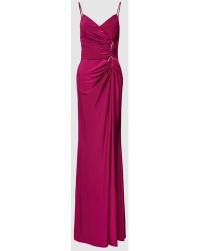 TROYDEN COLLECTION Maxikleid mit Cut Outs - Pink