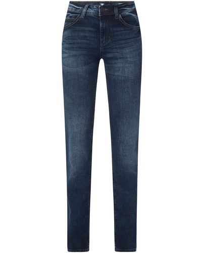 Tom Tailor Straight Fit Jeans Met Stretch - Blauw
