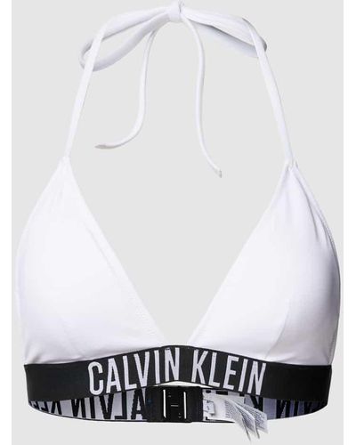 Calvin Klein Bikini-Oberteil in Triangel-Form Modell 'Intense Power' - Weiß